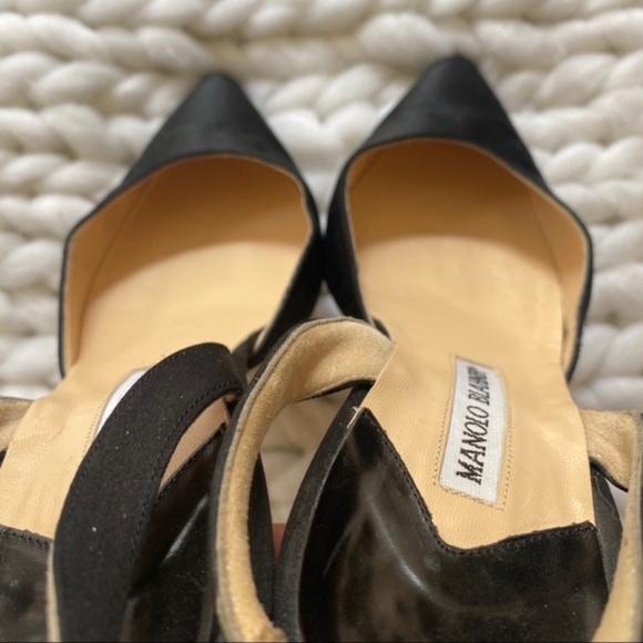 Manolo Blahnik Black Heels - Picture 4 of 9